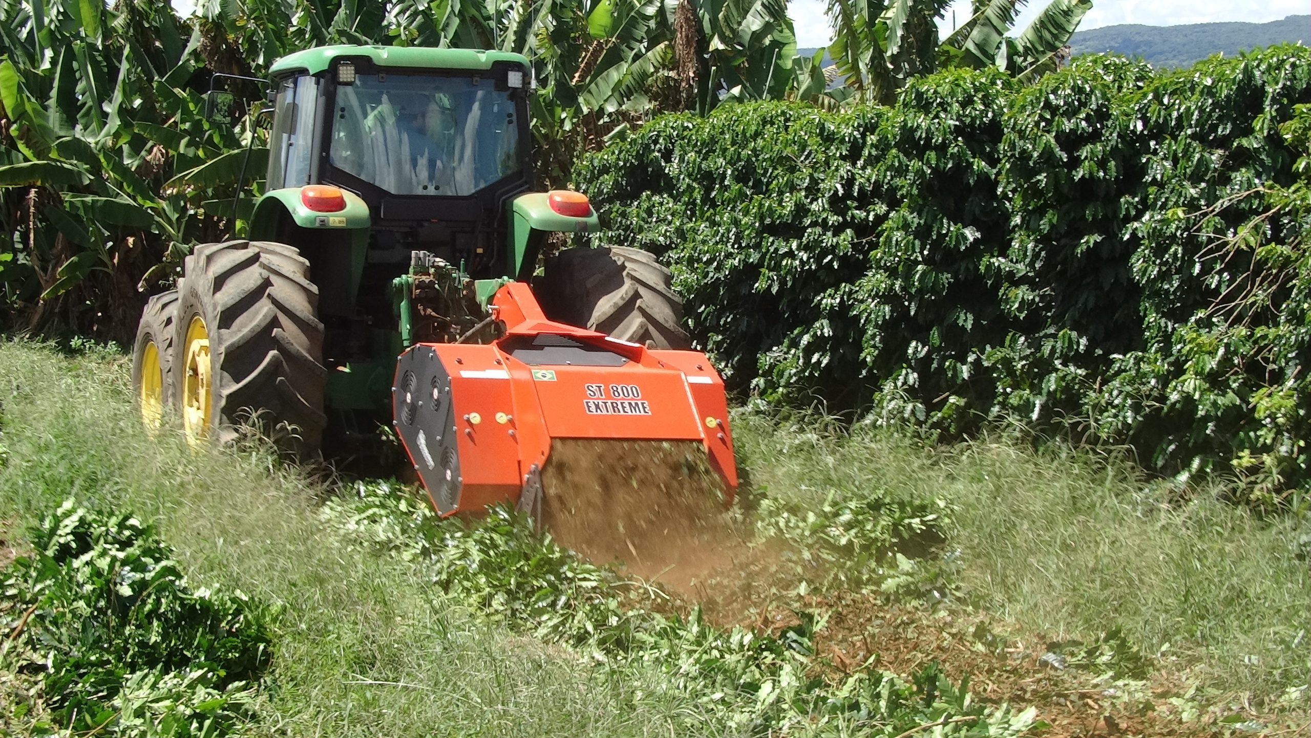 Himev ST 800 Extreme trabalhando na renovação de cafezal